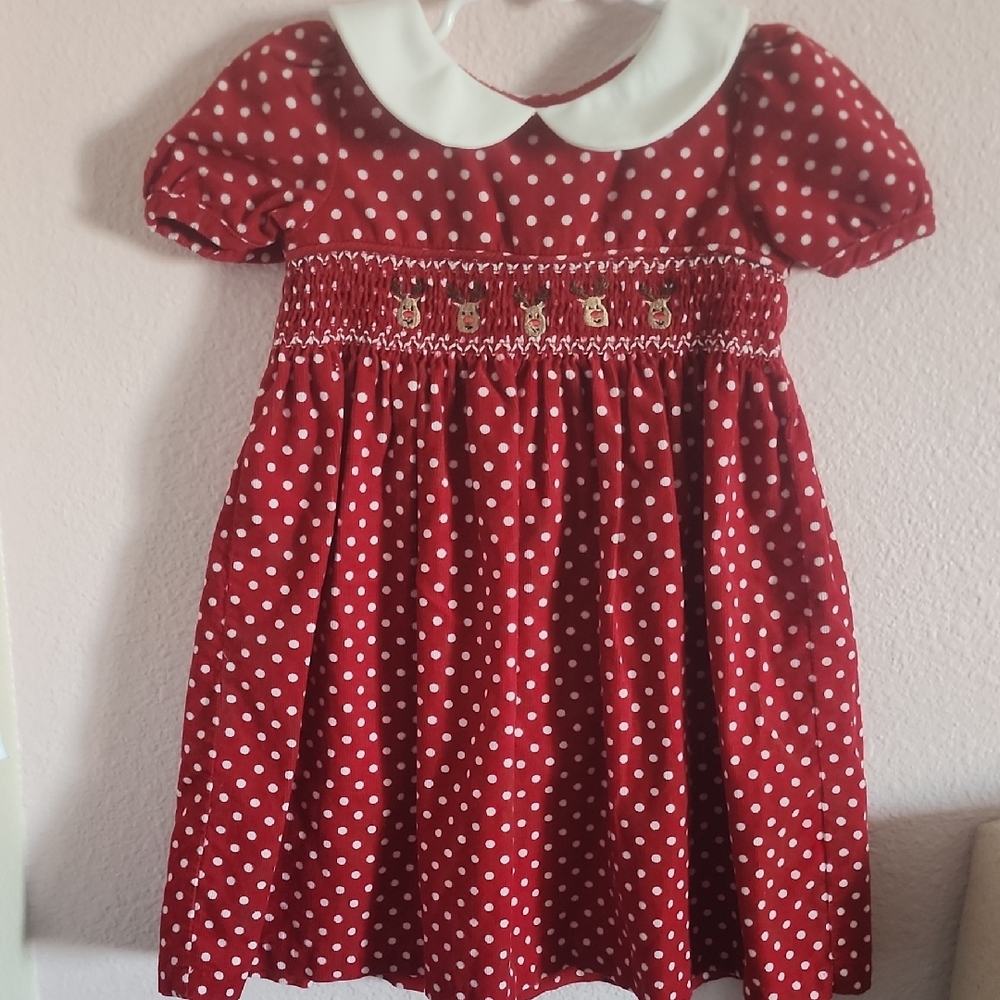 Red Polka Dot Kids Dress